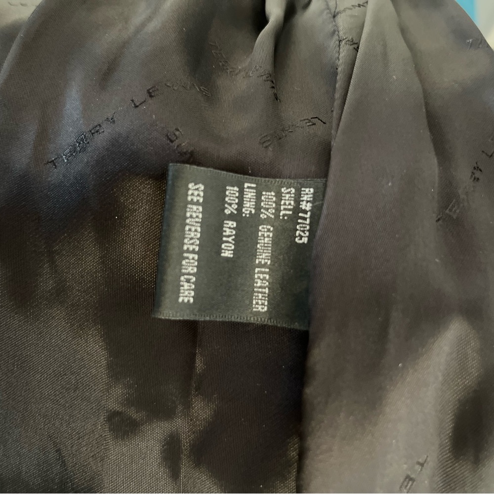 Terry Lewis genuine leather suede jacket Woman’s size XS NWT - Picture 6 of 8